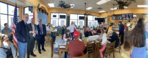 the packed cafe 